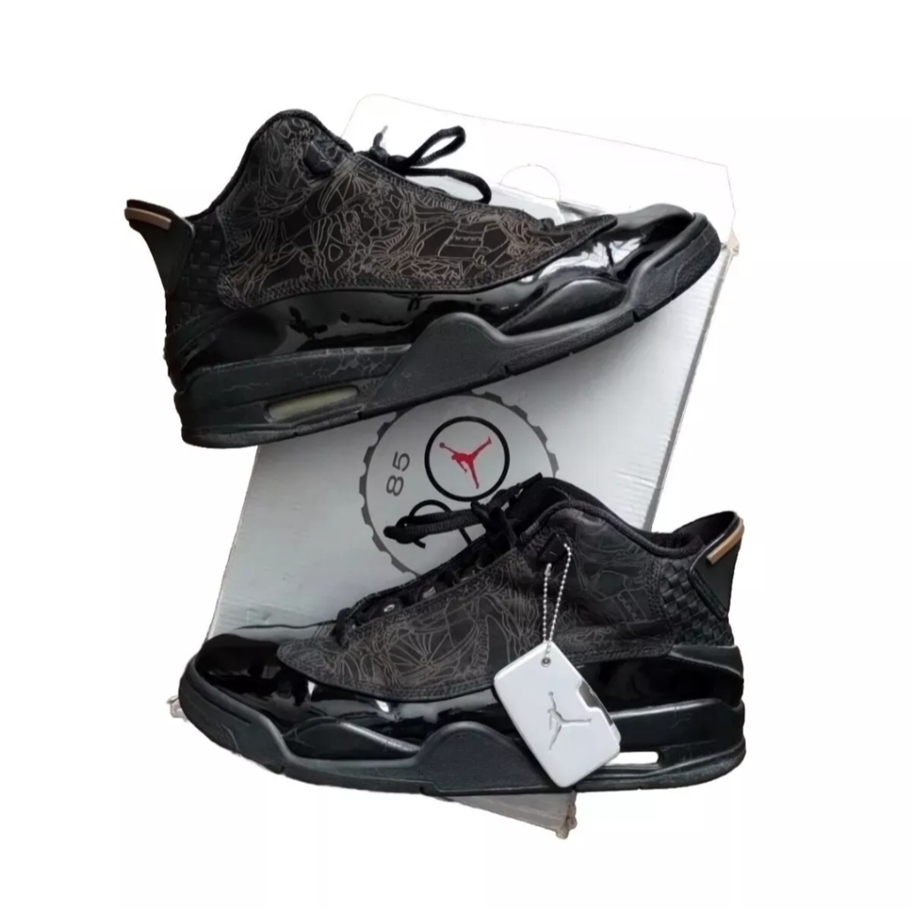 Size 9 2005 Air Jordan Dub-Zero Black/black-taupe Noir/noir-taup 311046-001
